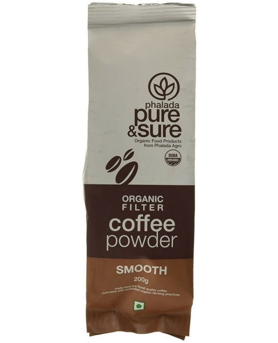 Pure & Sure Organic Coffee Powder SMOOTH-200g