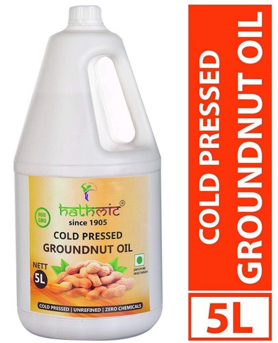 Hathmic Cold Pressed Groundnut Oil - 5L